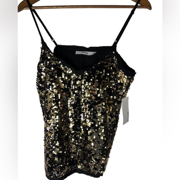 JustFab Sequined Camisole Size Medium New With Tags - Picture 4 of 6